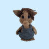 Brown Amigurumi Troll